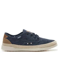 Alpargatas Lois yute textil con cordones marino denim