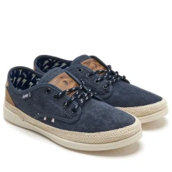 Alpargatas Lois yute textil con cordones marino denim