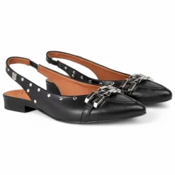 BAILARINA DESTALONADA VERO TACHAS NEGRO POPA