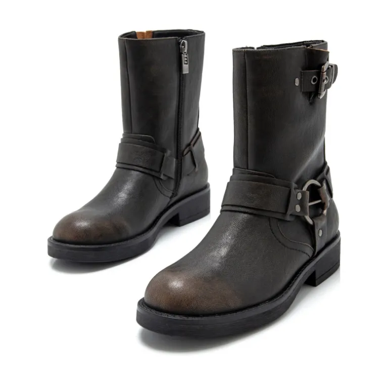BOTINES DE MUJER MUSTANG BRUNA MARRON 59833 58226
