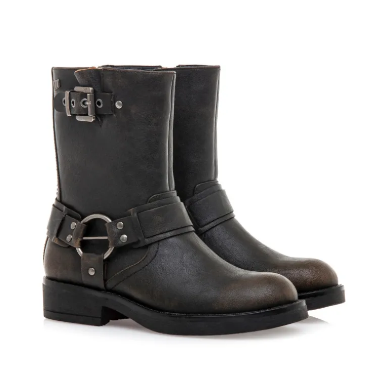 BOTINES DE MUJER MUSTANG BRUNA MARRON 59833 58226