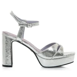 SANDALIAS DE MUJER MARIAMARE ROSETA PLATA 68532 60468