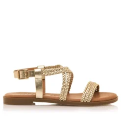 SANDALIAS DE MUJER MUSTANG MARIA ORO 54488 60587