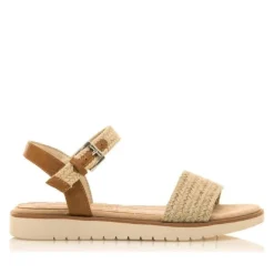 Sandalias planas Mustang marie yute natural