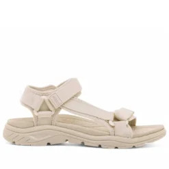 Sandalias planas Mustang tornado beige estilo trekking