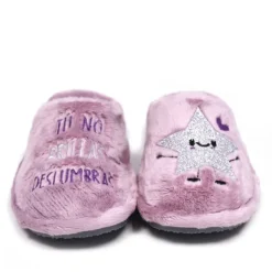 Zapatillas casa Laro tú no brillas deslumbras