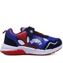 Zapatillas deporte Cerda azules y rojas de Spidey con cordón elástico y velcro