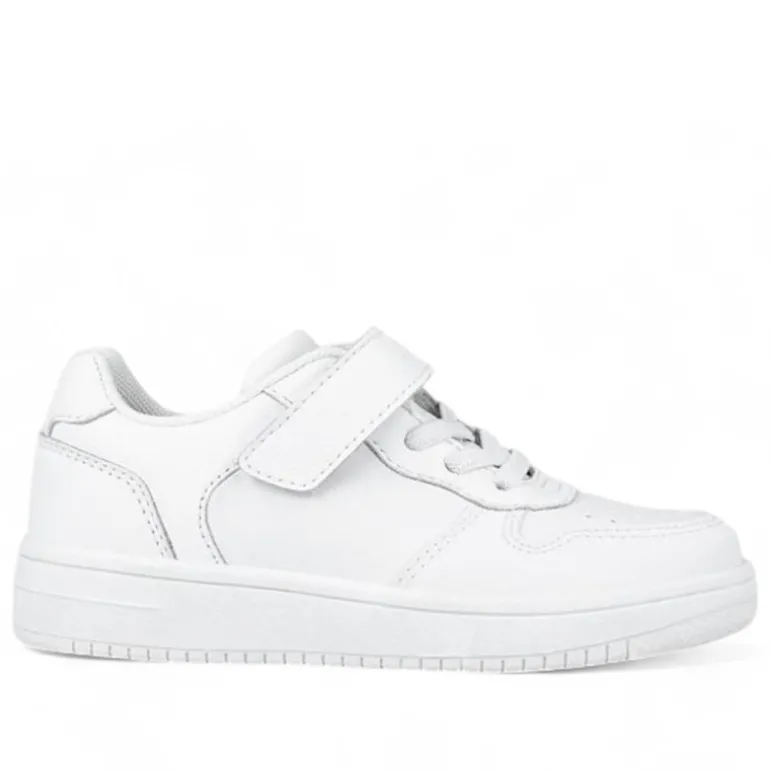 ZAPATILLAS DEPORTE GARVALIN DE NIñO BLANCO 241710B