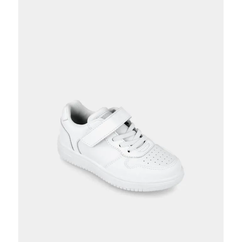 ZAPATILLAS DEPORTE GARVALIN DE NIñO BLANCO 241710B