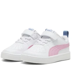 Zapatillas deporte Puma Rickie AC con logo en rosas infantiles