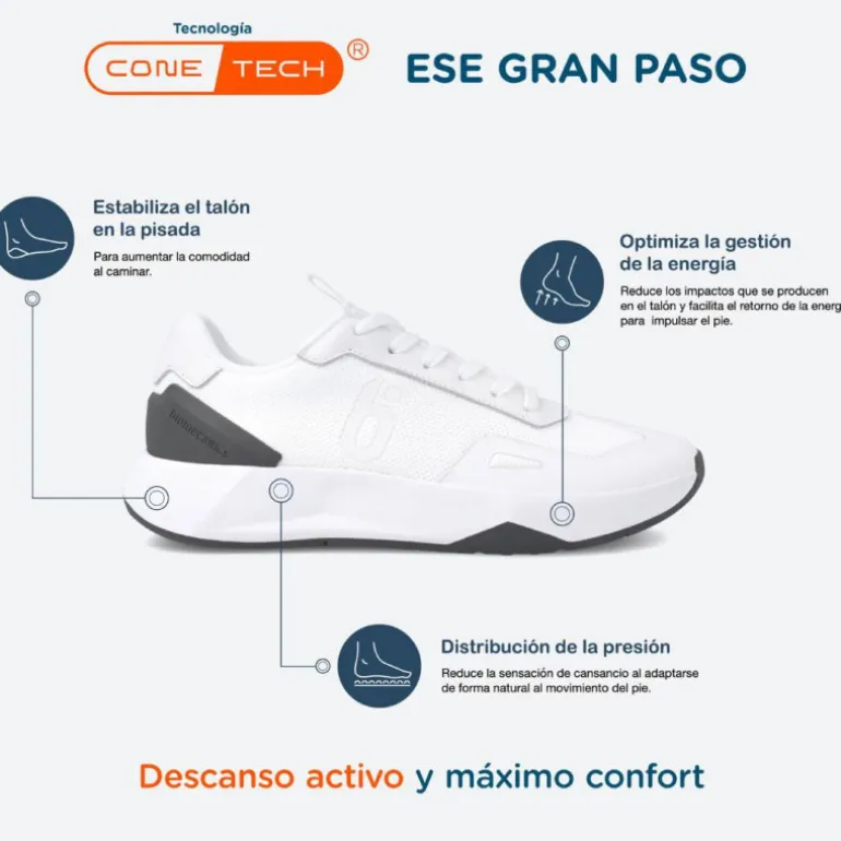 ZAPATILLAS DEPORTIVA BIOMECANICS DE MUJER BLANCO 24204B
