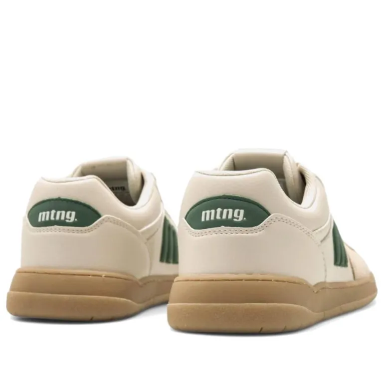 Zapatillas deportivas Mustang free miami beige con detalles verdes barefoot