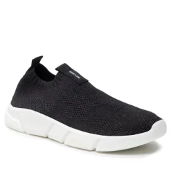 Zapatillas lona Geox aril unisex negras