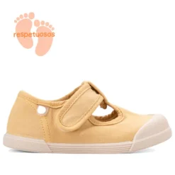 Zapatillas lona Igor amarillas estilo pepito respetuosas