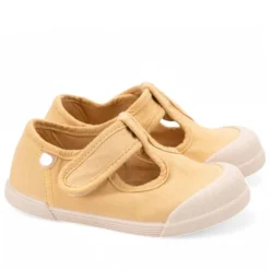 Zapatillas lona Igor amarillas estilo pepito respetuosas