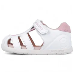 ZAPATOS BIOMECANICS DE NIñA BLANCO Y ROSA 252166D