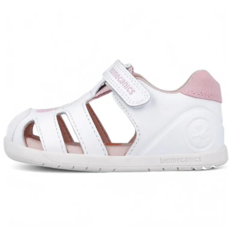 ZAPATOS BIOMECANICS DE NIñA BLANCO Y ROSA 252166D